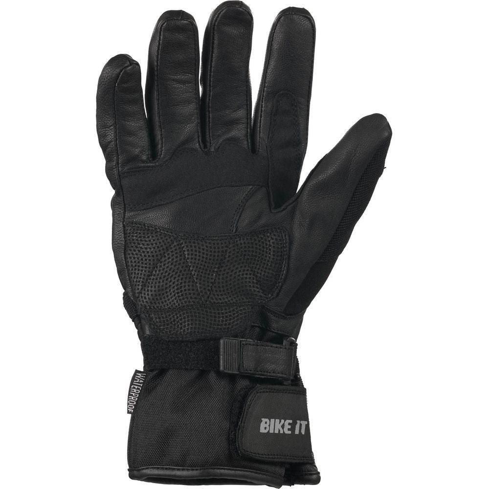 Bike It Burhou All-Season All-Weather Gloves Black (Image 2) - ThrottleChimp