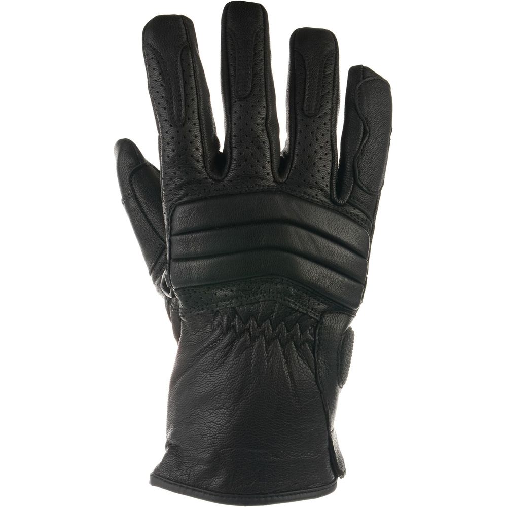 Bike It Ultimate Cruiser UCG Leather Gloves Black - ThrottleChimp