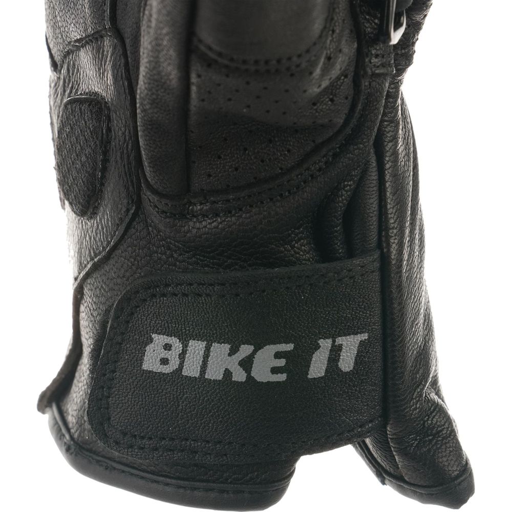 Bike It Ultimate Cruiser UCG Leather Gloves Black (Image 6) - ThrottleChimp