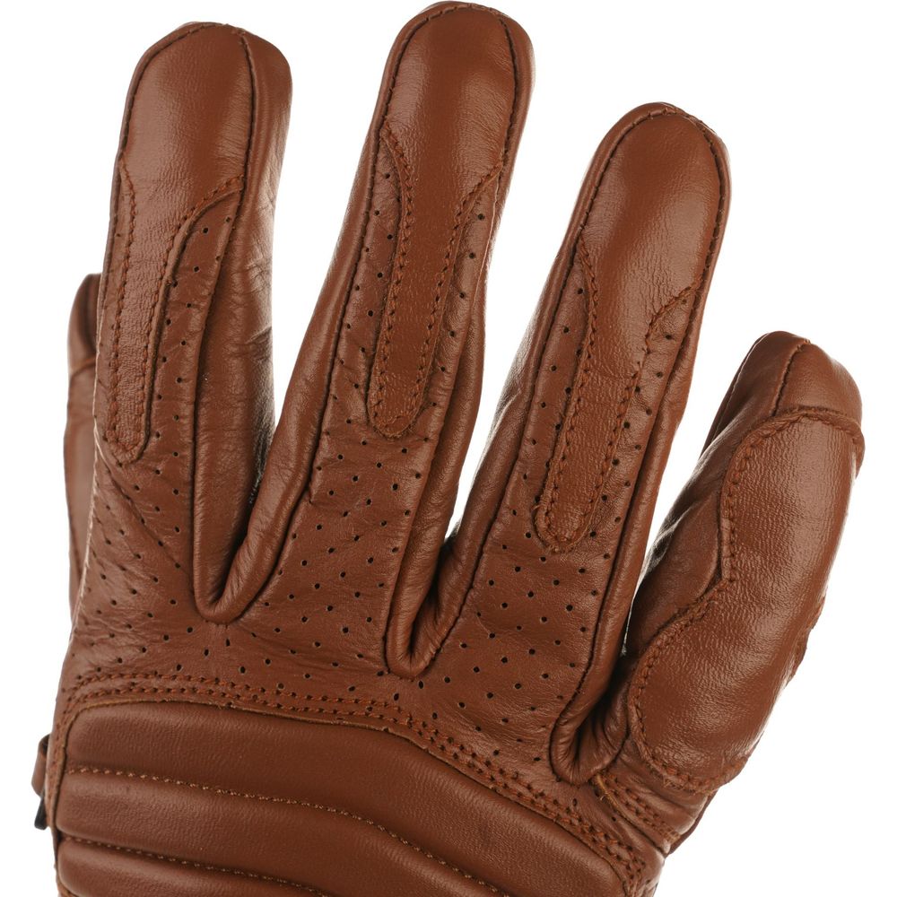 Bike It Ultimate Cruiser UCG Leather Gloves Brown (Image 7) - ThrottleChimp