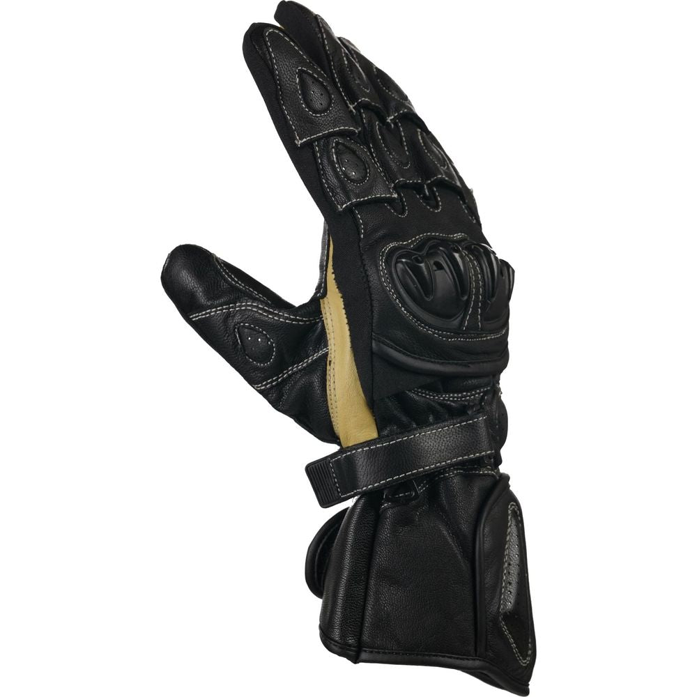 Bike It Ultimate Track UTG Leather Gloves Black (Image 10) - ThrottleChimp