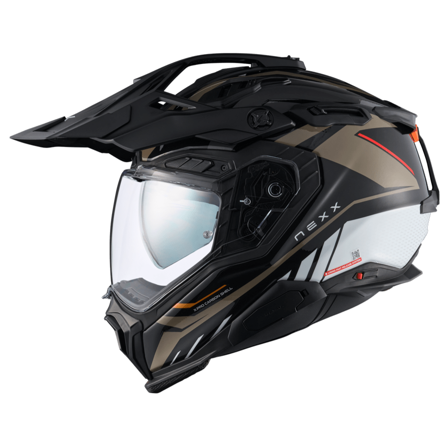 Nexx X.WED3 Gobi Adventure Helmet Sand / White - Image ThrottleChimp