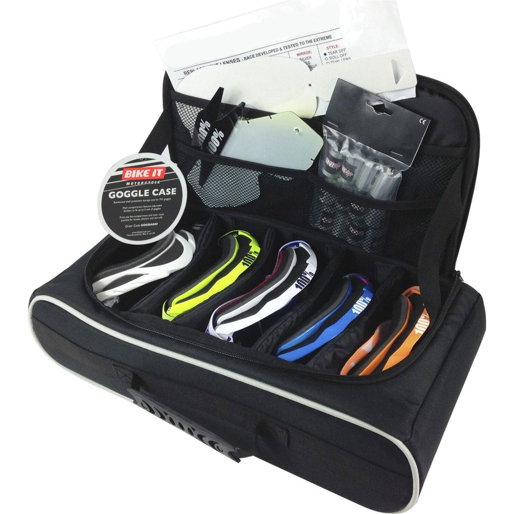 Bike It 5 Goggle Storage Case FREE 1 YEAR Returns, FREE UK Delivery | ThrottleChimp