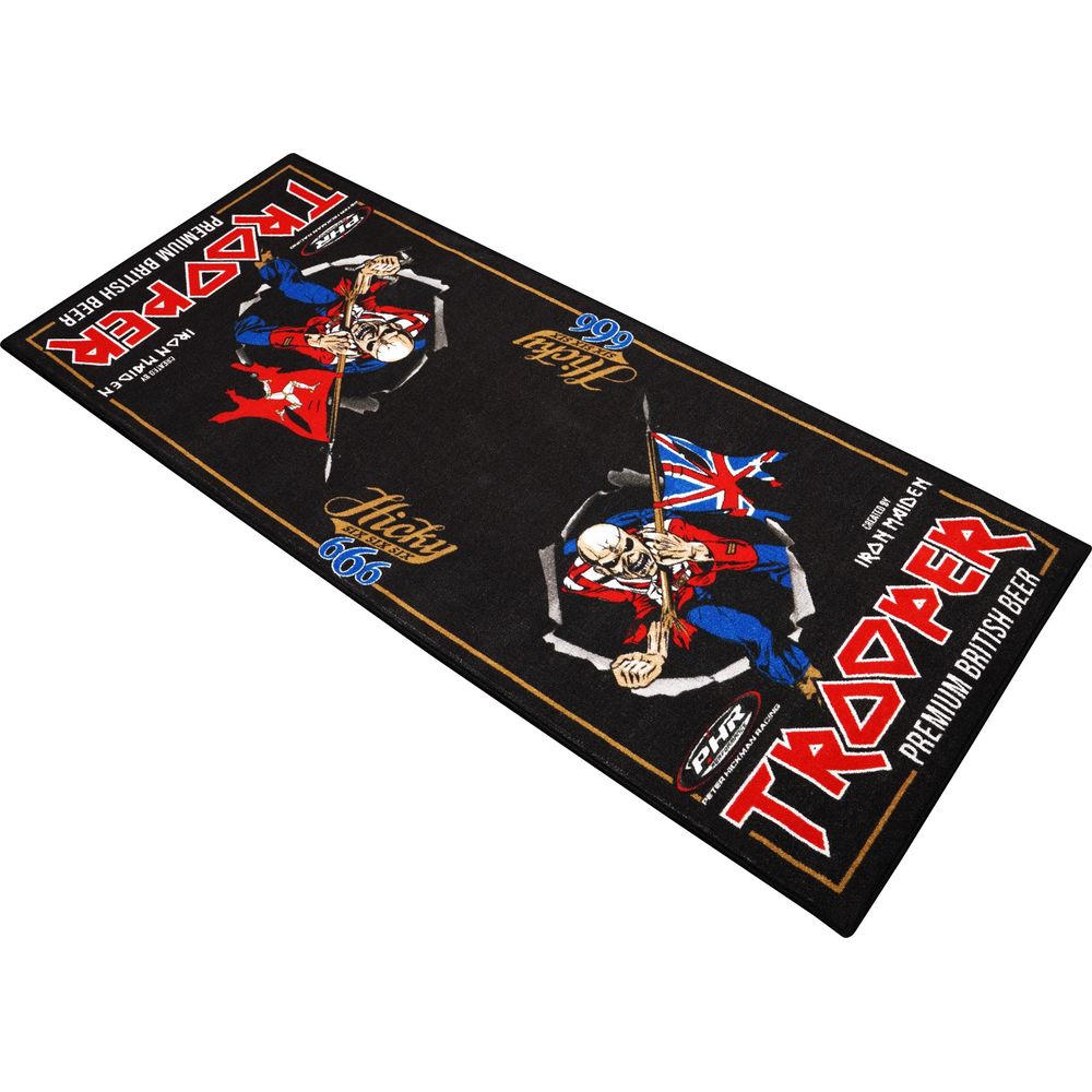 Peter Hickman Limited Edition Iron Maiden Trooper Motorcycle Garage Mat (Image 3) - ThrottleChimp