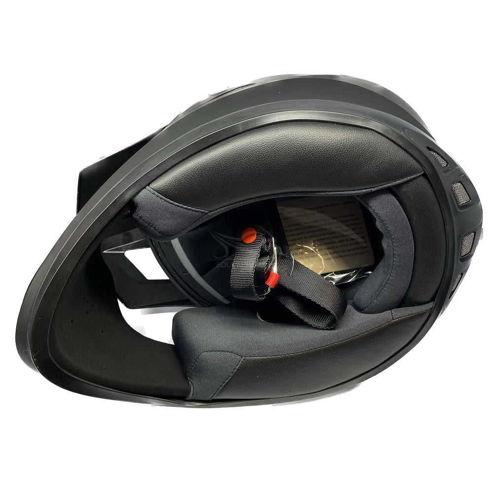 GSB XP-14B MX Off-Road Helmet Matt Plain Black (Image 7) - ThrottleChimp