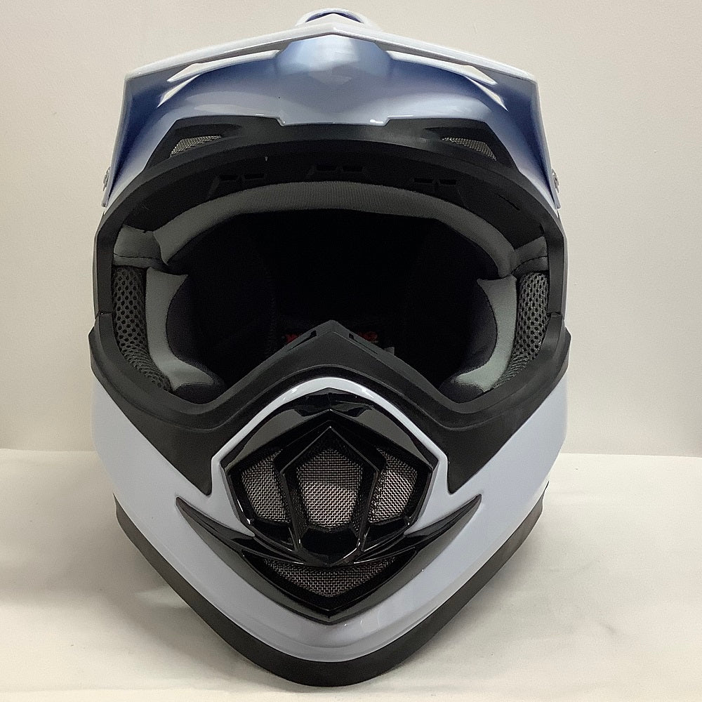 GSB XP-14B MX Off-Road Helmet Gloss Plain White (Image 4) - ThrottleChimp