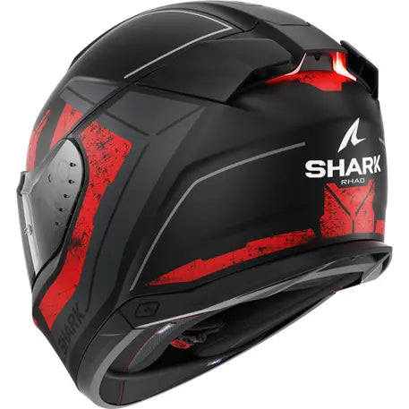 Shark Skwal i3 Full Face Helmet Rhad Matt Black / Chrome / Red FREE 1 YEAR Returns, FREE UK Delivery | ThrottleChimp