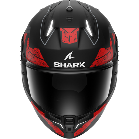 Shark Skwal i3 Full Face Helmet Rhad Matt Black / Chrome / Red (Image 2) - ThrottleChimp