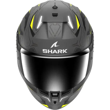 Shark Skwal i3 Full Face Helmet Linik Matt Anthracite / Yellow / Black FREE 1 YEAR Returns, FREE UK Delivery | ThrottleChimp