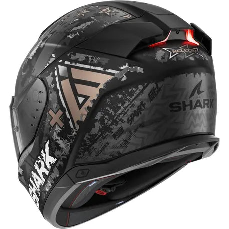 Shark Skwal i3 Full Face Helmet Hellcat Matt Black / Chrome / Anthracite FREE 1 YEAR Returns, FREE UK Delivery | ThrottleChimp