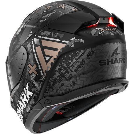 Shark Skwal i3 Full Face Helmet Hellcat Matt Black / Chrome / Anthracite (Image 3) - ThrottleChimp