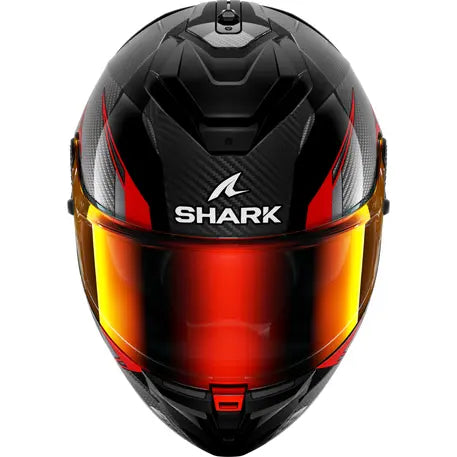 Shark Spartan GT PRO Carbon Full Face Helmet Kultram Black / Red FREE 1 YEAR Returns, FREE UK Delivery | ThrottleChimp