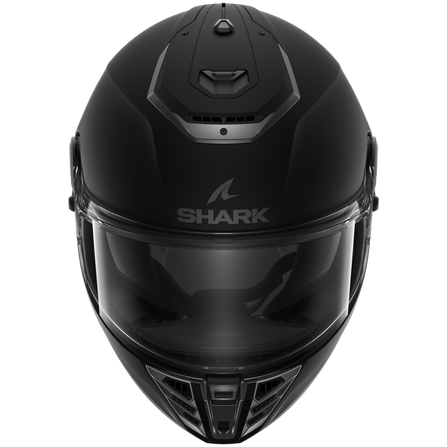 Shark Spartan RS Full Face Helmet Blank Matt Black (Image 2) - ThrottleChimp