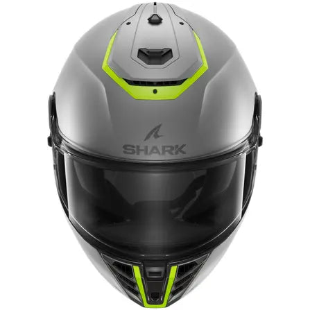 Shark Spartan RS Full Face Helmet Blank SP Matt Silver / Yellow FREE 1 YEAR Returns, FREE UK Delivery | ThrottleChimp