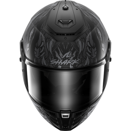 Shark Spartan RS Full Face Helmet Shaytan Black / Anthracite / Silver (Image 2) - ThrottleChimp