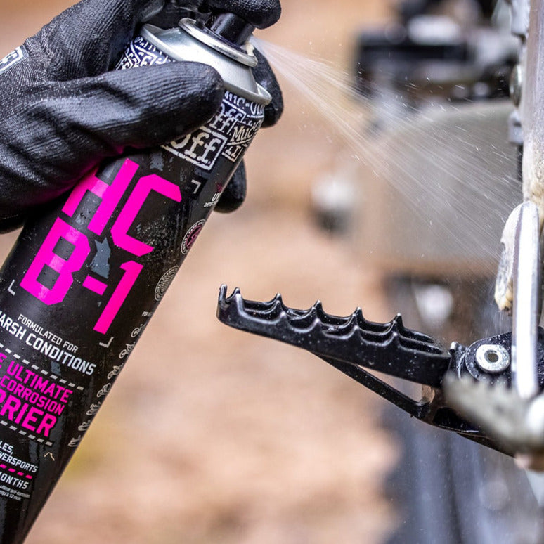 Muc-Off HBC-1 Harsh Conditions Barrier Protection Spray - 400ml (Image 2) - ThrottleChimp