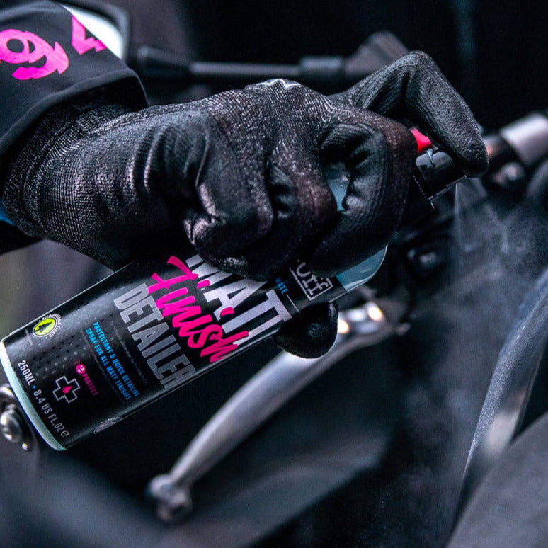 Muc-Off Motorcycle Matt Finish Detailer Spray - 250ml (Image 2) - ThrottleChimp