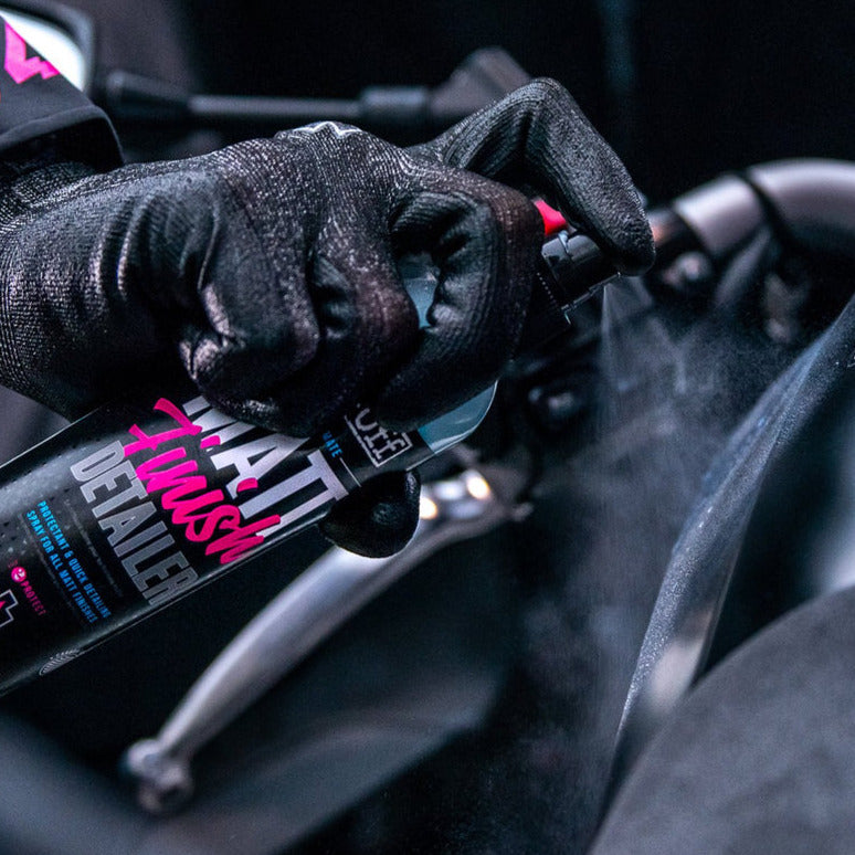 Muc-Off Matt Finish Detailer Spray For Helmet (Image 2) - ThrottleChimp