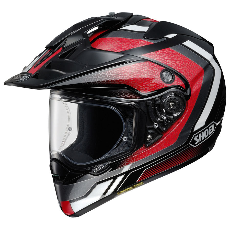 Shoei Hornet ADV Sovereign TC1 Full Face Helmet Red - ThrottleChimp