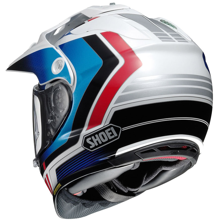 Shoei Hornet ADV Sovereign TC10 Full Face Helmet Blue (Image 3) - ThrottleChimp