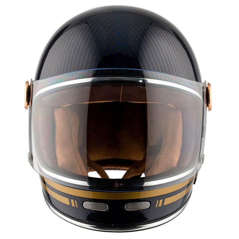 ByCity Roadster Carbon 2 R22.06 Full Face Helmet Blue (Image 2) - ThrottleChimp