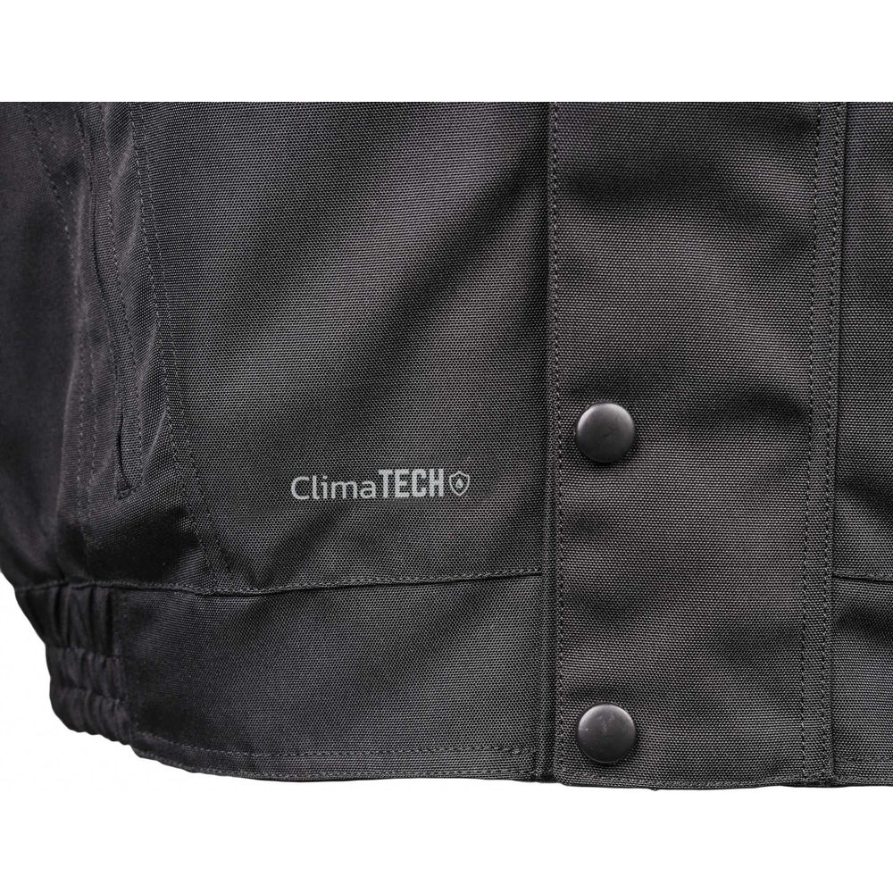 Bike It Herm Motorcycle Waterproof Bomber Jacket Black (Image 6) - ThrottleChimp