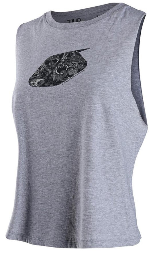 Troy Lee Designs History Ladies Tank Athletic Heather FREE 1 YEAR Returns, FREE UK Delivery | ThrottleChimp