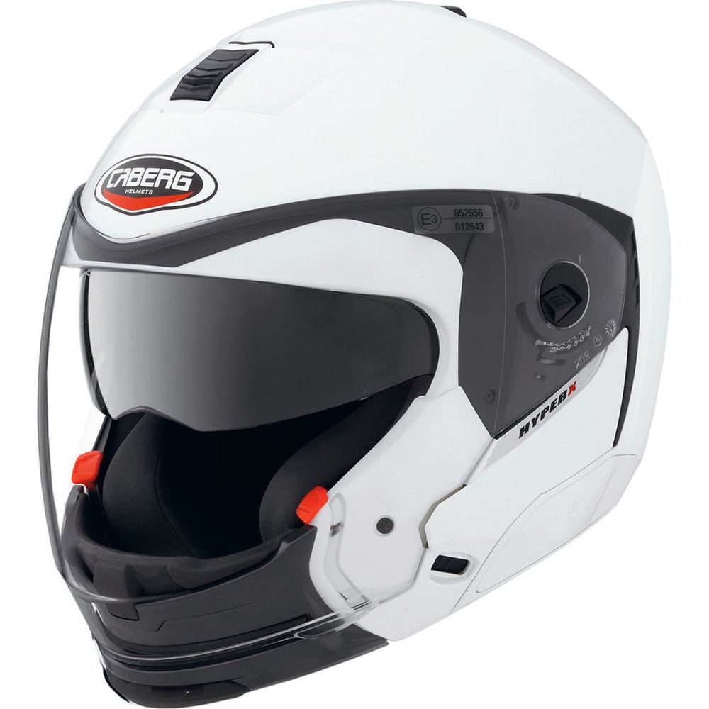 Caberg Hyper X Plain Full Face Helmet Metal White FREE 1 YEAR Returns, FREE UK Delivery | ThrottleChimp