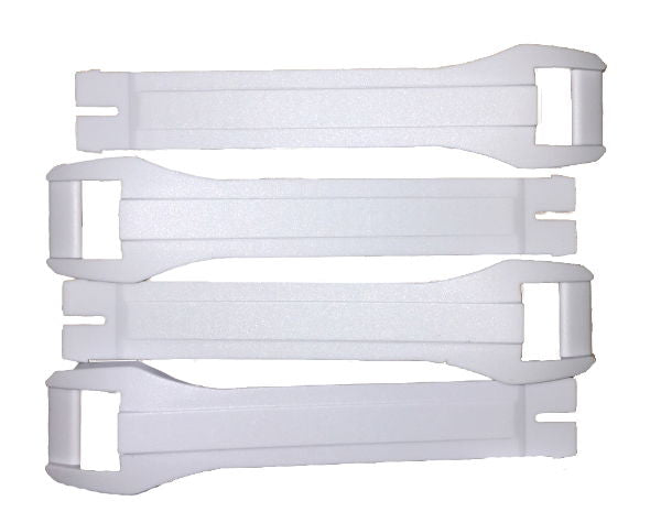 Gaerne SGJ Boots Long Straps White - Pack Of 4 FREE 1 YEAR Returns, FREE UK Delivery | ThrottleChimp