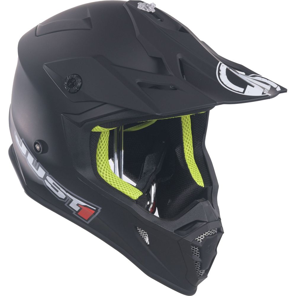 Just1 J38 MX Helmet Solid Matt Black (Image 8) - ThrottleChimp