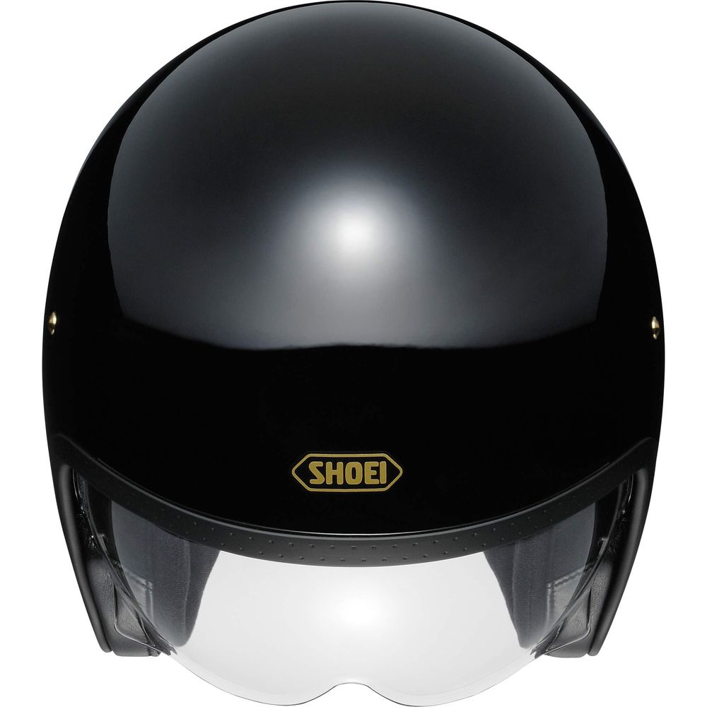 Shoei J.O Plain Open Face Helmet Black FREE 1 YEAR Returns, FREE UK Delivery | ThrottleChimp