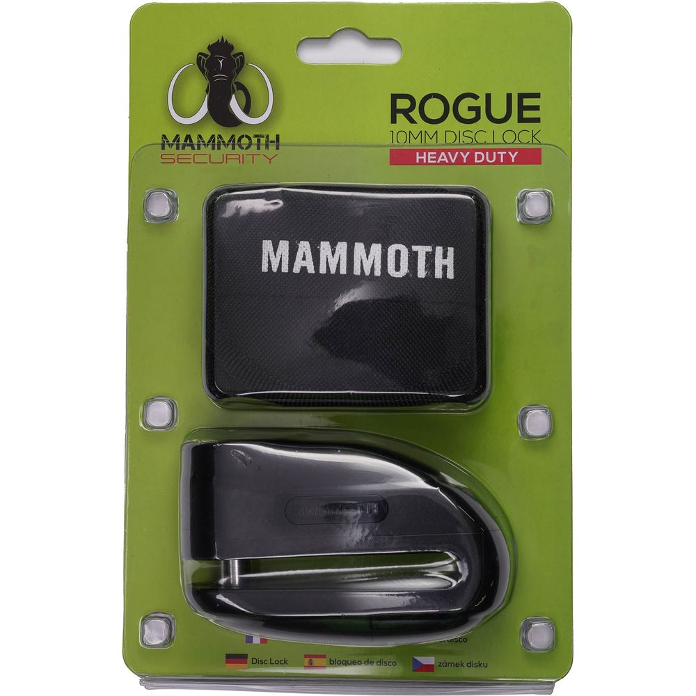 Mammoth Security Rogue Disc Lock Black (Image 8) - ThrottleChimp