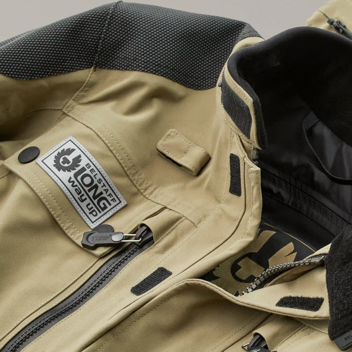 Belstaff Long Way Up Gore-Tex Pro Jacket Dark Sand (Image 12) - ThrottleChimp