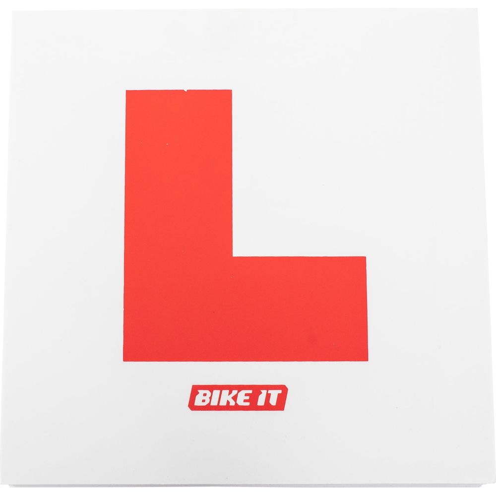 Bike It Rigid L-Plates - Pack Of 10 - ThrottleChimp