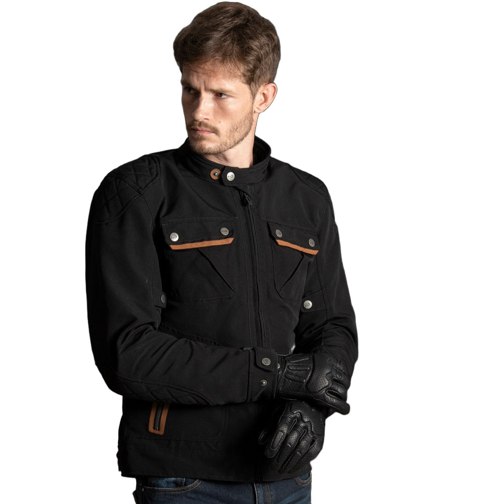 LS2 Bullet Textile Jacket Black FREE 1 YEAR Returns, FREE UK Delivery | ThrottleChimp