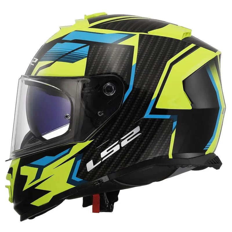 LS2 FF800 Storm 2 ECE 22.06 Full Face Helmet Tracker Black / Hi-Viz Yellow