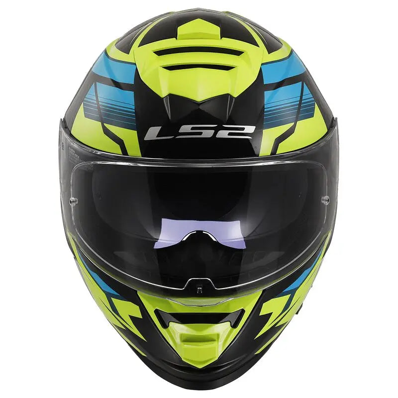 LS2 FF800 Storm 2 ECE 22.06 Full Face Helmet Tracker Black / Hi-Viz Yellow