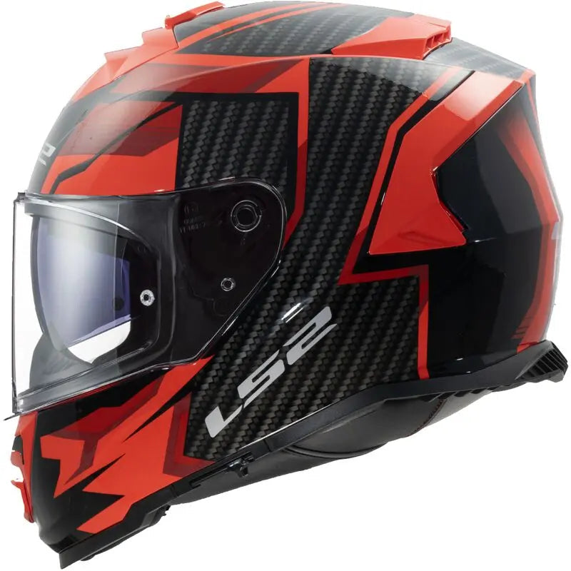 LS2 FF800 Storm 2 ECE 22.06 Full Face Helmet Tracker Black / Red