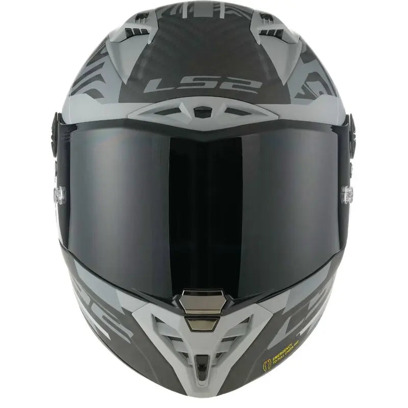 LS2 FF805 Thunder GP Aero Carbon Full Face Helmet Polar Matt Black