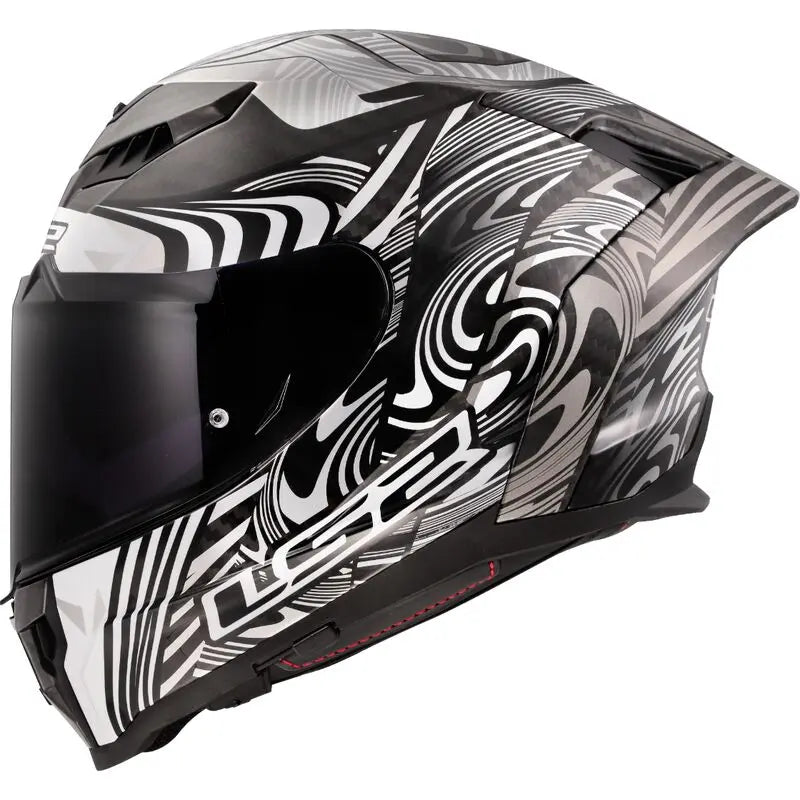 LS2 FF807 Dragon Full Face Helmet Enthum Silver