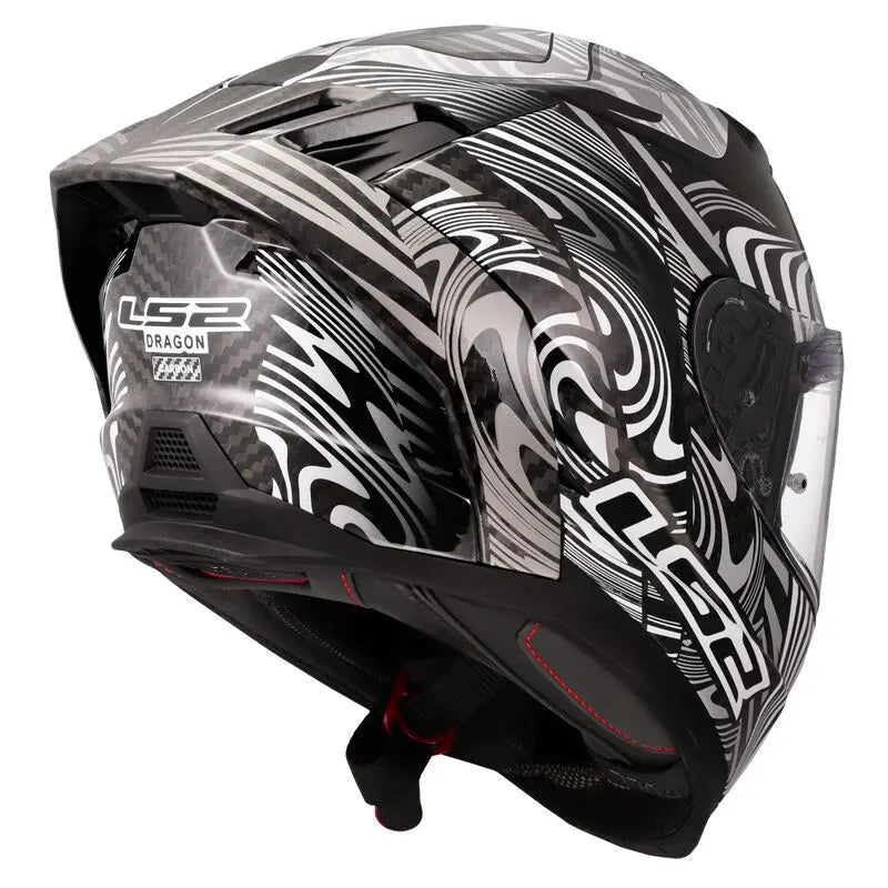 LS2 FF807 Dragon Full Face Helmet Enthum Silver