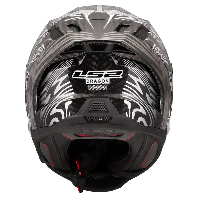 LS2 FF807 Dragon Full Face Helmet Enthum Silver