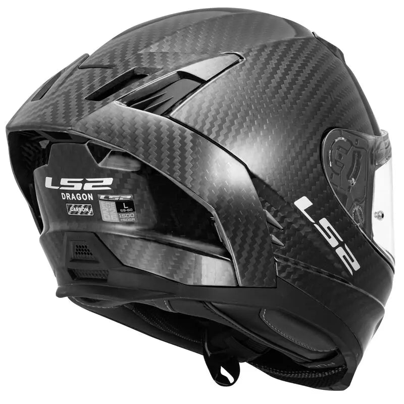 LS2 FF807 Dragon Full Face Helmet Matt Carbon