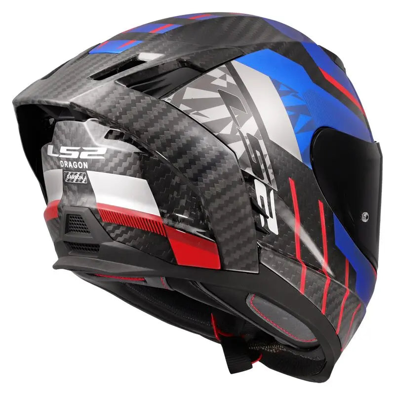 LS2 FF807 Dragon Full Face Helmet Trax Blue / Red