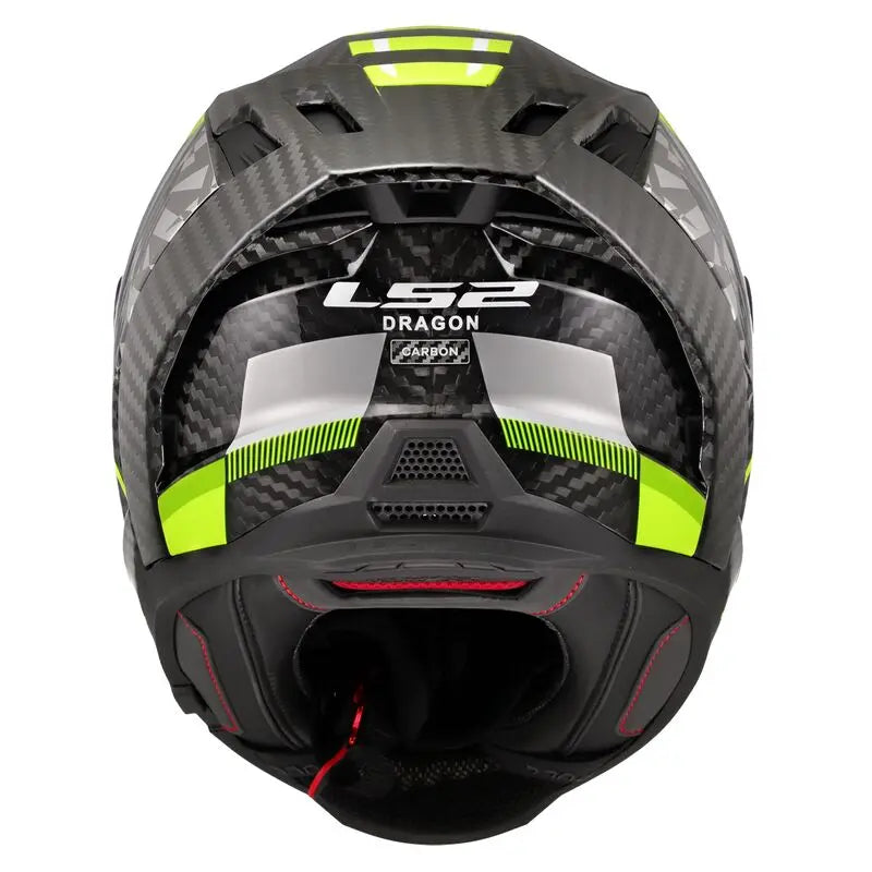 LS2 FF807 Dragon Full Face Helmet Trax Hi-Vis Yellow