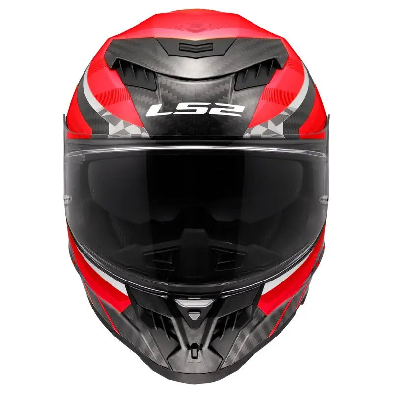 LS2 FF807 Dragon Full Face Helmet Trax Red