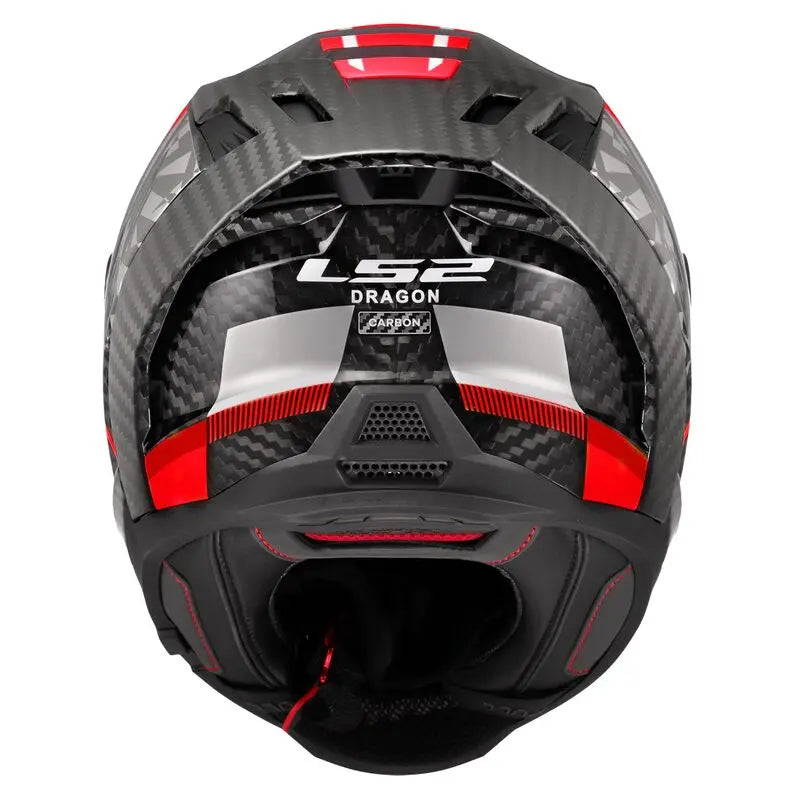 LS2 FF807 Dragon Full Face Helmet Trax Red