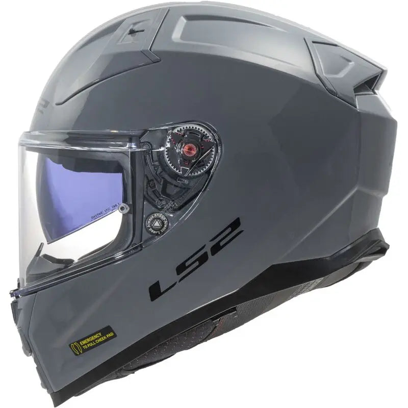 LS2 FF811 Vector 2 ECE 22.06 Full Face Helmet Solid Nardo Grey