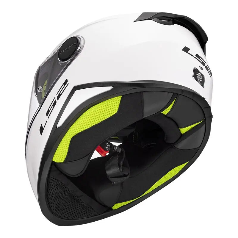 LS2 FF812 Kids Full Face Helmet Solid White