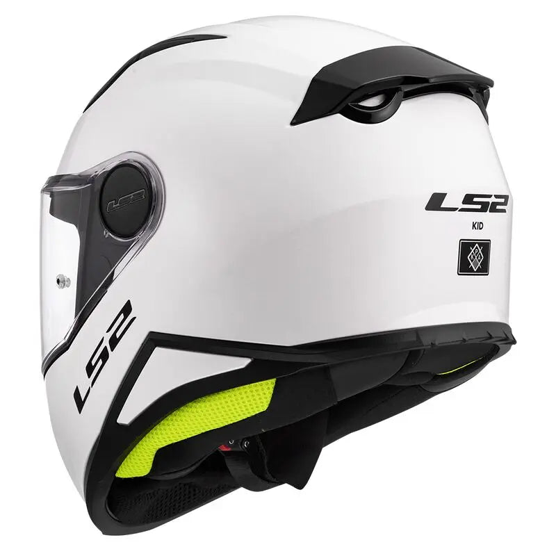 LS2 FF812 Kids Full Face Helmet Solid White